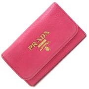 Pre-owned Leather key-holders Prada Vintage , Pink , Dames