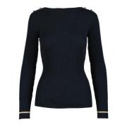 Wollen Gebreide Trui Max Mara Studio , Blue , Dames