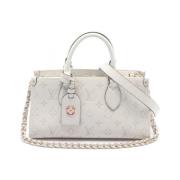 Pre-owned Leather handbags Louis Vuitton Vintage , White , Dames