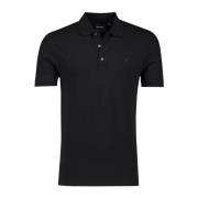 Zwarte poloshirt met korte mouwen Lyle & Scott , Black , Heren