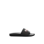 Gum Sole Mules Pool Balenciaga , Black , Heren