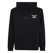 Zwarte Slogan Hoodie Drole de Monsieur , Black , Heren