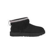 Zwarte krullende laarzen UGG , Black , Heren