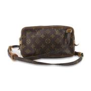 Pre-owned Canvas louis-vuitton-bags Louis Vuitton Vintage , Brown , Da...