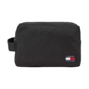 Compacte Nylon Dagelijkse Tas Tommy Hilfiger , Black , Heren