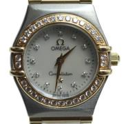 Pre-owned Yellow Gold watches Omega Vintage , White , Dames