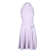 Linnen Jurk voor Dames Love Moschino , Purple , Dames