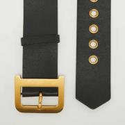 Pre-owned Leather belts Dior Vintage , Black , Dames