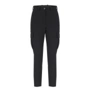 Zwarte Cargo Broek met Zakken RRD , Black , Dames