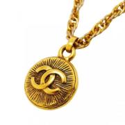 Pre-owned Metal chanel-jewelry Chanel Vintage , Yellow , Dames