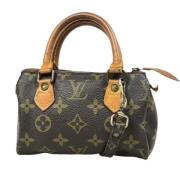 Pre-owned Canvas louis-vuitton-bags Louis Vuitton Vintage , Brown , Da...