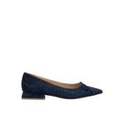 Puntige neus ballerina Alma EN Pena , Blue , Dames