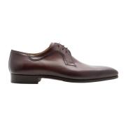 Elegante Leren Derby Schoen Magnanni , Brown , Heren