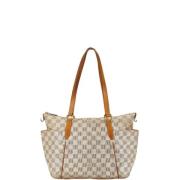 Pre-owned Fabric shoulder-bags Louis Vuitton Vintage , White , Dames