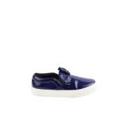 Pre-owned Leather sneakers Celine Vintage , Blue , Dames