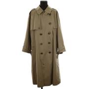 Pre-owned Polyester outerwear Burberry Vintage , Green , Dames