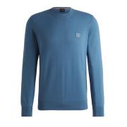 Blauwe Trui Stijlvol Casual Mode Hugo Boss , Blue , Heren