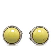 Pre-owned Metal earrings Hermès Vintage , Green , Dames