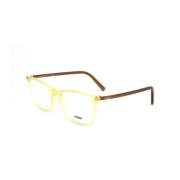 Gele plastic dameshorloge frames Fendi , Yellow , Dames