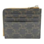 Pre-owned Canvas wallets Celine Vintage , Brown , Dames