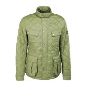 Gewatteerde Ariel Jas Licht Mos Barbour , Green , Heren