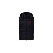 Mouwloze Hooded Terra Puffer Jas - Maat: L, Kleur: Zwart Ralph Lauren ...