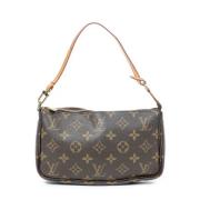 Pre-owned Canvas louis-vuitton-bags Louis Vuitton Vintage , Brown , Da...