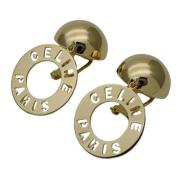 Pre-owned Yellow Gold earrings Celine Vintage , Yellow , Dames