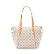 Pre-owned Leather shoulder-bags Louis Vuitton Vintage , White , Dames