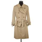 Pre-owned Polyester outerwear Burberry Vintage , Beige , Dames