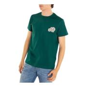 Heren Korte Mouw T-shirt Moncler , Green , Heren