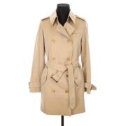 Pre-owned Polyester outerwear Burberry Vintage , Beige , Dames