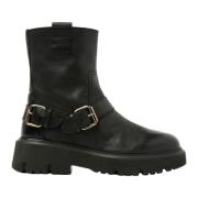 Ziva Jagger Biker boots Via Vai , Black , Dames