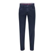 Donkerblauwe Denim 5-Pocket Jeans Meyer , Blue , Heren