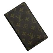 Pre-owned Canvas wallets Louis Vuitton Vintage , Brown , Dames