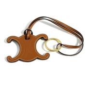 Pre-owned Leather key-holders Celine Vintage , Brown , Unisex