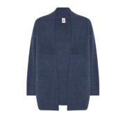 Indigo Oversized Vest Skovhuus , Blue , Dames