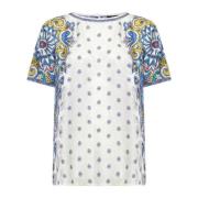 Bloemen Paisley Jacquard Rose Print Shirt Etro , Multicolor , Dames