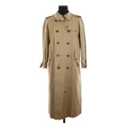 Pre-owned Polyester outerwear Burberry Vintage , Beige , Dames