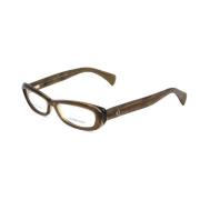 Beige Acetaatframes met pareldial Alexander McQueen , Beige , Dames