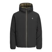 Urban Omkeerbare Jas met Capuchon Jack & Jones , Black , Heren