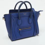 Pre-owned Leather totes Celine Vintage , Blue , Dames