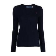 Polo Sweaters Blauw Ralph Lauren , Blue , Dames