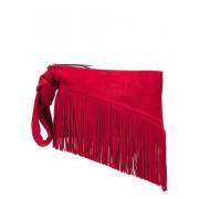 Rode Faro Clutch Tas Isabel Marant , Red , Dames