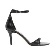 Zwarte leren Ailisa sandalen Isabel Marant , Black , Heren