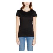 Herfst/Winter Dames T-shirts Collectie Armani Exchange , Black , Dames