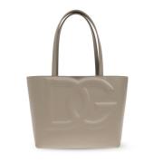 DG Logo Kleine tote tas Dolce & Gabbana , Gray , Dames