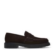 Velours mocassin met zichtbare stiksels Fabi , Brown , Heren