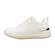 Stijlvolle Modieuze Sneakers voor Vrouwen Skechers , Beige , Dames