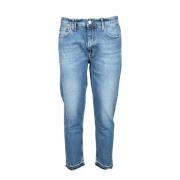 Denim Stretch Jeans Cycle , Blue , Heren